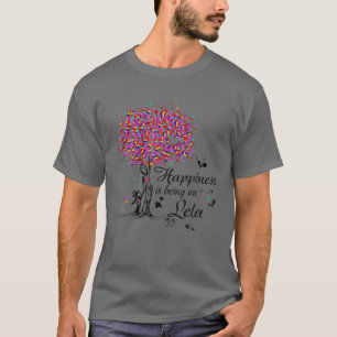 T-shirt Le bonheur est d'être une Lela T mignonne Mère Fêt