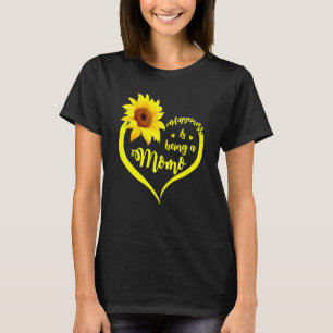 T-shirt Le Bonheur Est En Train D'Être Un Momo Sunflower M