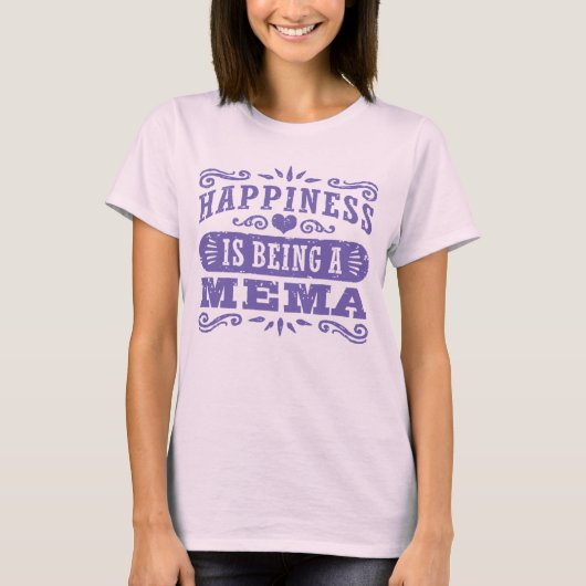 T-shirt Le Bonheur Est Un Mème (Devant)