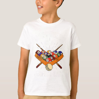T-shirt Le Bonheur Est Un Parfait Rack Billiard Jeu Lover