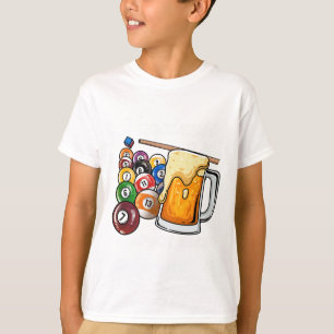 T-shirt Le Bonheur Est Un Rack Parfait I Pool Billard Play