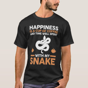 T-shirt Le Bonheur Est Une Coupe De Café Et Le Temps Bien