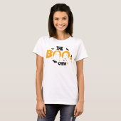 T-shirt Le boo Crew drôle Custom Family Éffrayant Hallowee (Devant entier)