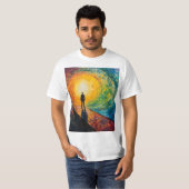 T-shirt Le bord de la dimension (Devant entier)