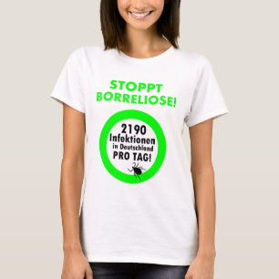 T-shirt Le Borreliose s'arrête