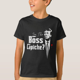 T-shirt Le Boss Capiche Italiens Pour Trump 2024