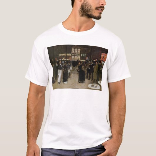 T-shirt Le boulevard la nuit (Devant)