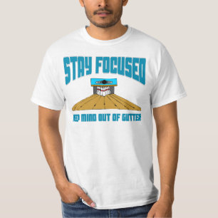 T-shirt Le bowling drôle gardent l'esprit hors de la