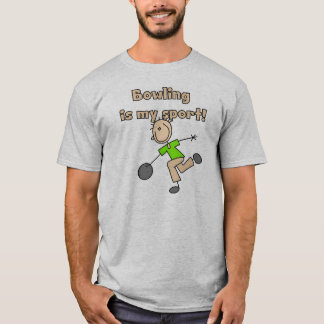 T-shirt Le bowling est mon sport