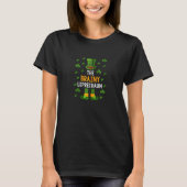 T-shirt Le Brainy Leprechaun Shamrock irlandais Saint Padd (Devant)