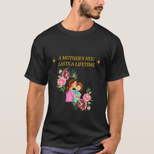 T-shirt 🌸 Le bras d'une mère a une vie. (Devant)