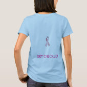 T-shirt le breast_cancer_ribbon, OBTIENNENT VÉRIFIÉ ! (Dos)