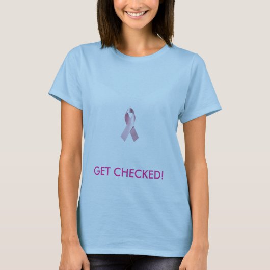 T-shirt le breast_cancer_ribbon, OBTIENNENT VÉRIFIÉ ! (Devant)
