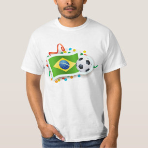 T-shirt Le Brésil, conception du football