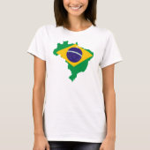 T-shirt Le Brésil pour les dames 3 (Devant)
