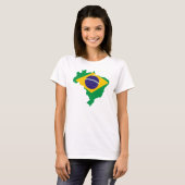 T-shirt Le Brésil pour les dames 3 (Devant entier)