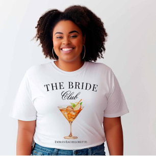 T-shirt Le Bride Club Apple Martini Cocktail Social Club
