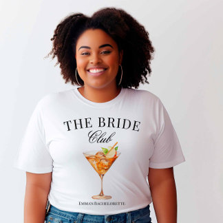 T-shirt Le Bride Club Apple Martini Cocktail Social Club