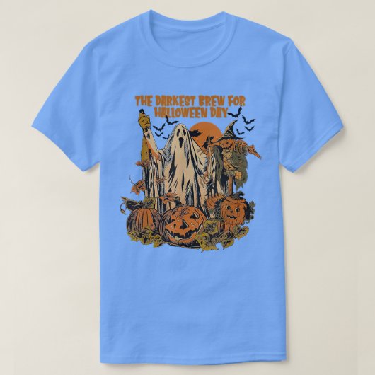 T-shirt Le brin le plus foncé pour le jour d'halloween Hal (Design devant)