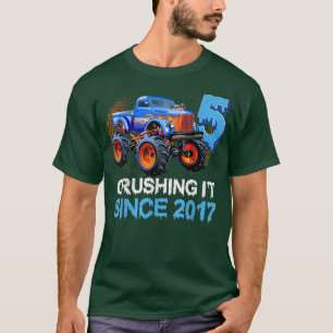 T-shirt Le broyer depuis 2017 Monster Truck 5e anniversair