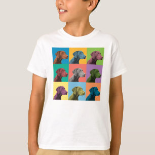 T-shirt Le Bruit-Art allemand d'indicateur aux cheveux