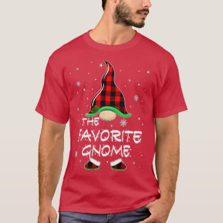 T-shirt Le Buffalo Gnome Favori Plaid Matching Family C