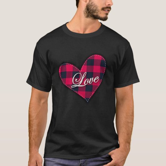 T-shirt Le Buffle de la Saint-Valentin, avec des points (Devant)