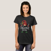 T-shirt Le Buffle Gnome Creative Plaid Christmas Tree Li (Devant entier)