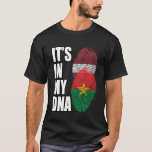 T-shirt Le Burkina Faso Et La Lettonie Mélangent Le Drapea