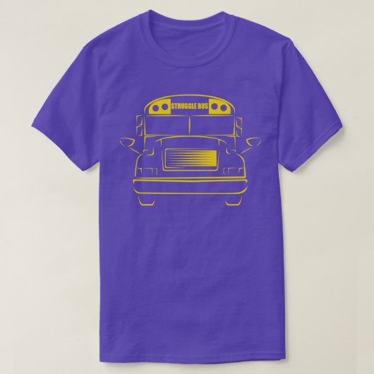 T-shirt Le Bus Lutte À Bord (Design devant)
