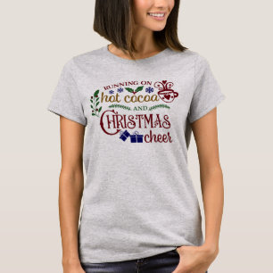 T-shirt Le cacao chaud et la fête de Noël