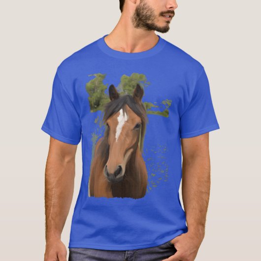 T-shirt Le cadeau Cheval (Devant)