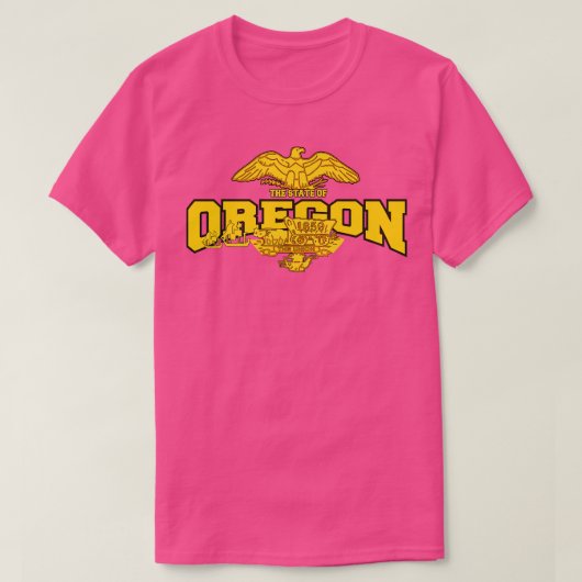 T-shirt Le cadeau de l'Etat d'Oregon (Design devant)