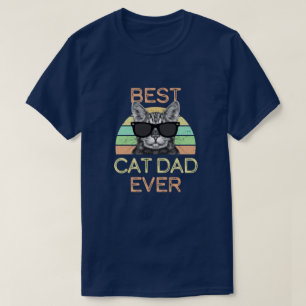 T-shirt Le cadeau toujours rétro des meilleurs de chat