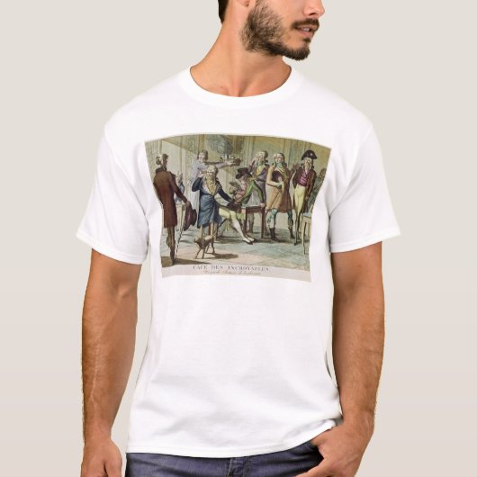 T-shirt Le Cafe des Incroyables, 1797 (Devant)