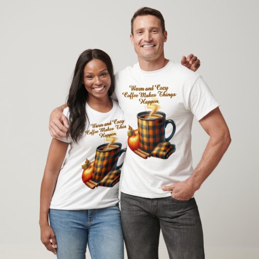 T-shirt Le café fait avancer les choses (Unisexe)