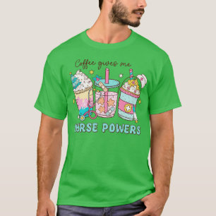 T-shirt Le café me donne de l'électricité infirmière