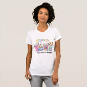 T-shirt Le café me rend si joyeux (Devant entier)