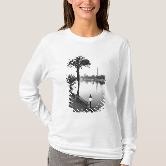 T-shirt Le Caire Égypte, le long du Nil (Devant)