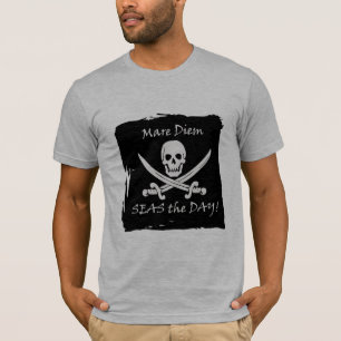 T-shirt Le calembour drôle de pirate saisissent le T-shir