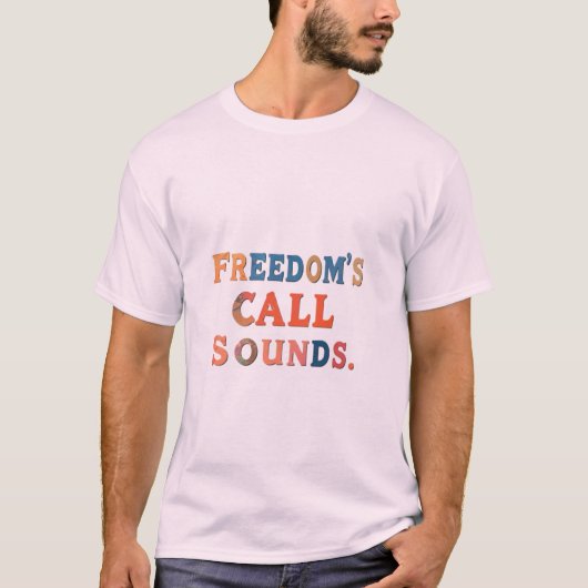 T-shirt Le Call Sound de Freedom (Devant)