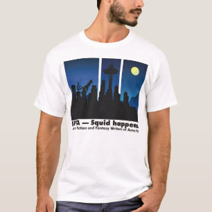 T-shirt Le calmar se produit