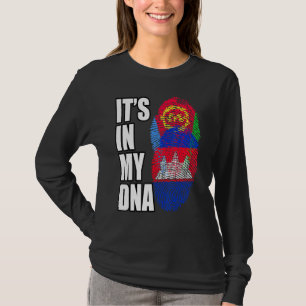 T-shirt Le Cambodge Et L'Erythrée Mélangent L'ADN Patrimoi