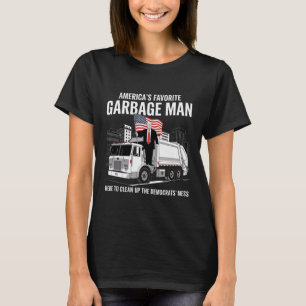 T-shirt Le camion poubelle de l'homme de ménage préféré de