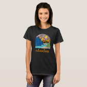 T-shirt Le Camping Aventure Fuir L'Ordinaire (Devant entier)