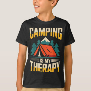 T-shirt Le camping drôle est ma thérapie 