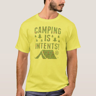 T-shirt Le camping est des intentions