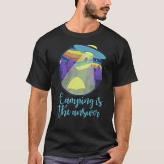 T-shirt Le Camping Est La Réponse Aux Vacances Classiques