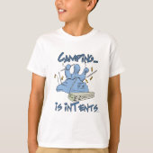 T-shirt Le camping est l'intention (Devant)