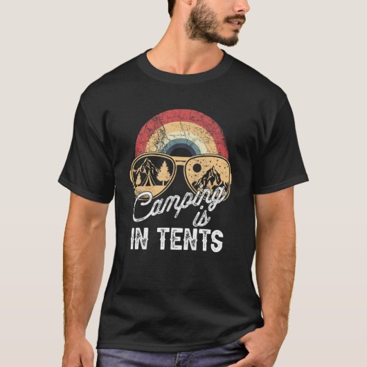 T-shirt Le Camping Est L'Objectif (Devant)